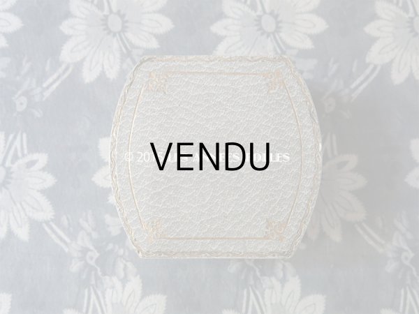 画像3: アンティーク 大きなジュエリーボックス ライトグレー (3)