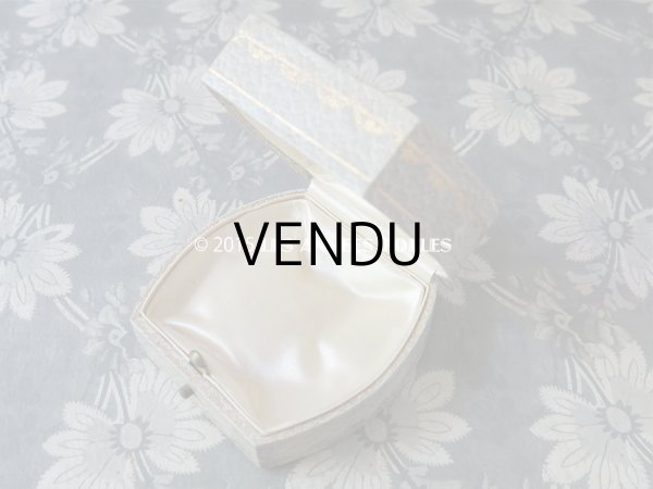 画像6: アンティーク 大きなジュエリーボックス ライトグレー (6)