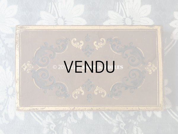 画像3: 19世紀 アンティーク 本型(アルバム型) チョコレートの紙箱 ALBUM (3)