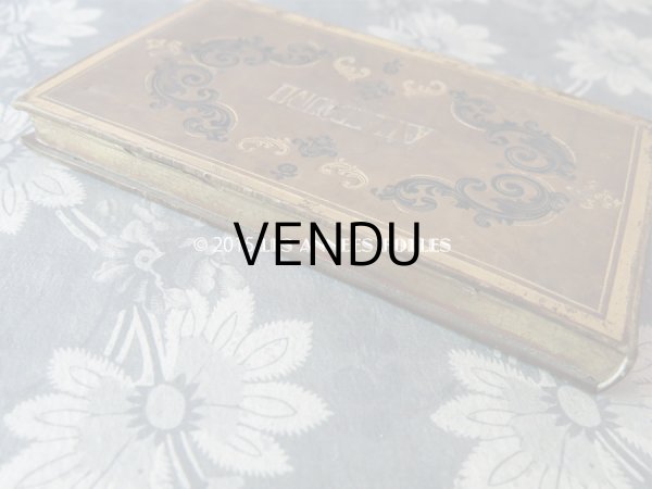 画像6: 19世紀 アンティーク 本型(アルバム型) チョコレートの紙箱 ALBUM (6)