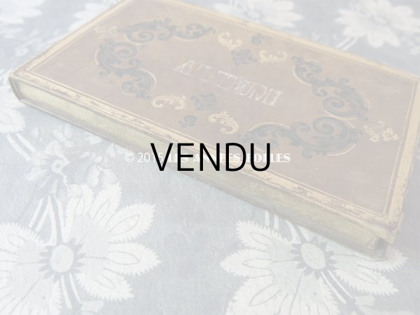 画像7: 19世紀 アンティーク 本型(アルバム型) チョコレートの紙箱 ALBUM (7)