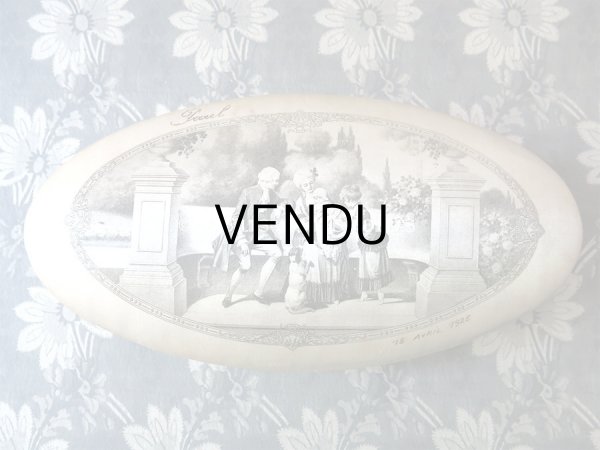 画像4: 1926年 アンティーク 箱入り シルク製 ドラジェのボックス 18 AVRIL 1926 (4)