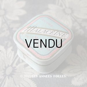 画像: アンティーク 小さなパウダーボックス POUDRE MALACEINE - MONPELAS PARIS -