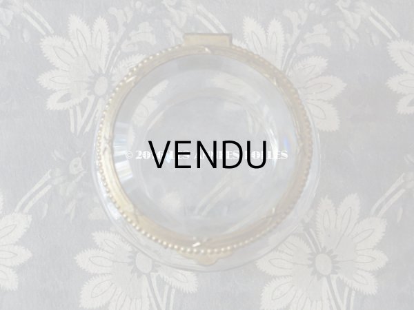 画像5: アンティーク パウダーケース 薔薇のガーランド (5)