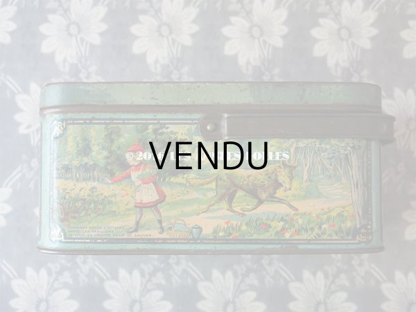 画像4: アンティーク 赤ずきんのパニエ缶 LE CHAPERON ROUGE (4)