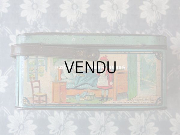 画像5: アンティーク 赤ずきんのパニエ缶 LE CHAPERON ROUGE (5)