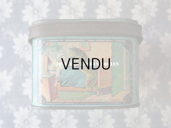 画像6: アンティーク 赤ずきんのパニエ缶 LE CHAPERON ROUGE (6)