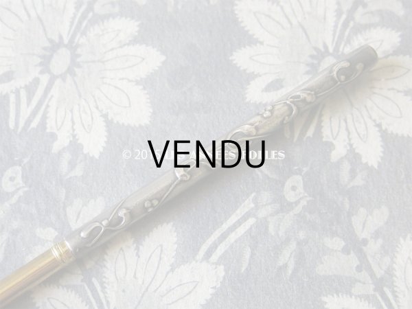 画像13: アンティーク 宿り木 ヤドリギ ペン軸 & シーリングスタンプ ＆レターオープナー & ペーパーナイフ & ペンシルケース (13)