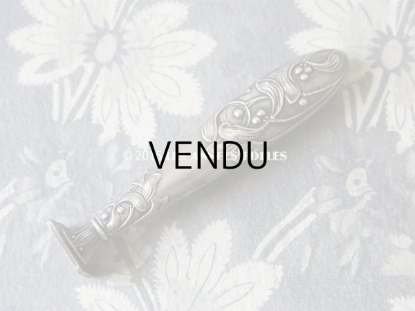 画像4: アンティーク 宿り木 ヤドリギ ペン軸 & シーリングスタンプ ＆レターオープナー & ペーパーナイフ & ペンシルケース (4)