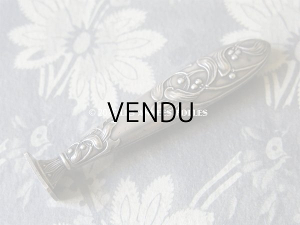 画像3: アンティーク 宿り木 ヤドリギ ペン軸 & シーリングスタンプ ＆レターオープナー & ペーパーナイフ & ペンシルケース (3)