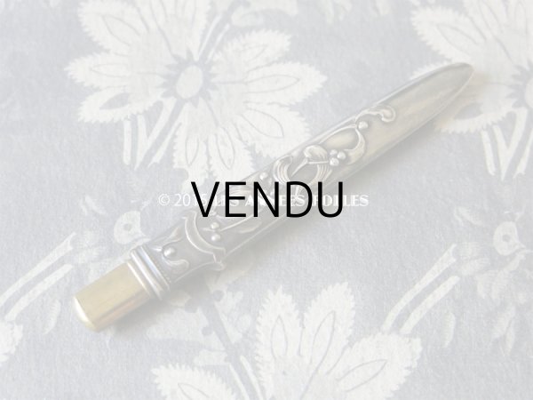 画像6: アンティーク 宿り木 ヤドリギ ペン軸 & シーリングスタンプ ＆レターオープナー & ペーパーナイフ & ペンシルケース (6)