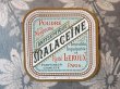 画像1: 1899年 アンティーク パウダーボックスのラベル POUDRE MALACEINE - RENE LEROUX PARIS - (1)