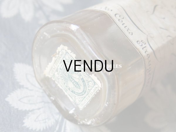 画像5: 1858年 アンティーク パフュームボトル 香水瓶 EAU DE COLOGNE DE LA REINE DES ABEILLES -VIOLET- (5)