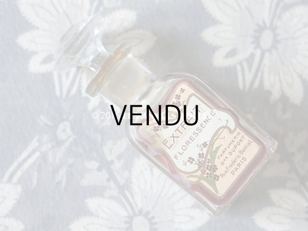 画像3: 1900年代 アンティーク パフュームボトル 香水瓶 EXTRAIT FLORESSENCE - PARFUMERIE DUPONT PARIS - (3)