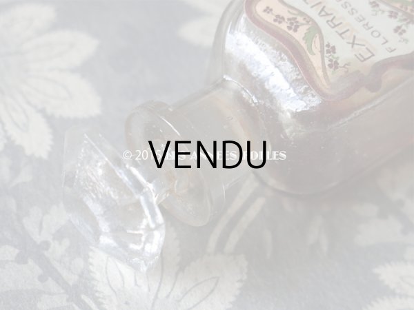 画像6: 1900年代 アンティーク パフュームボトル 香水瓶 EXTRAIT FLORESSENCE - PARFUMERIE DUPONT PARIS - (6)