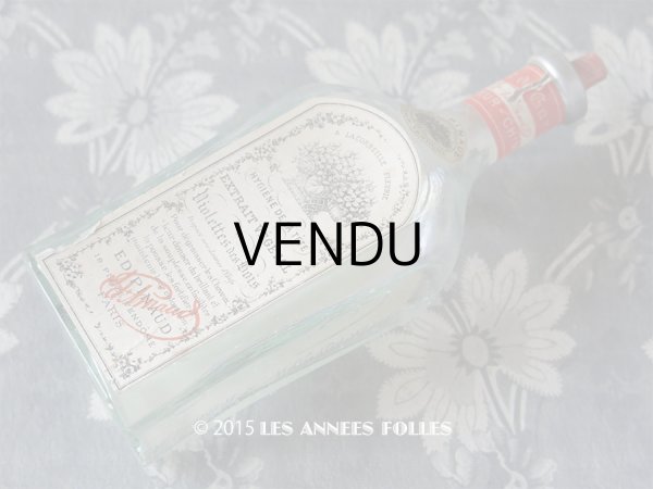 画像1: 1900年代 アンティーク パフュームボトル 森の菫 香水瓶 EXTRAIT VEGETAL DE VIOLETTES DES BOIS - ED.PINAUD - (1)