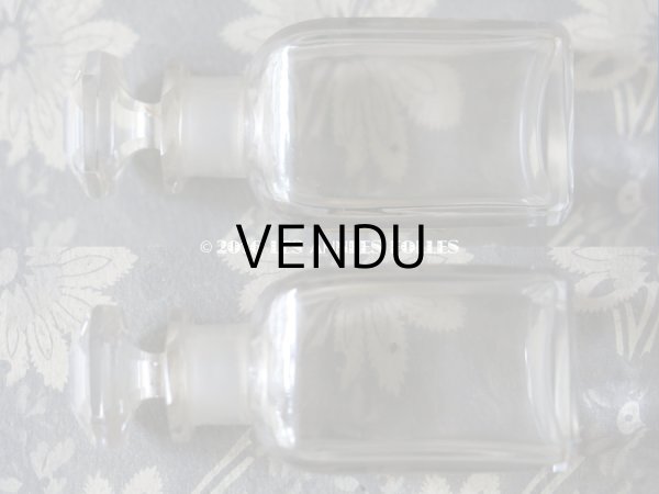 画像4: アンティーク クリスタル製  バカラ社 パフュームボトル  IDEAL - HOUBIGANT PARIS - (4)