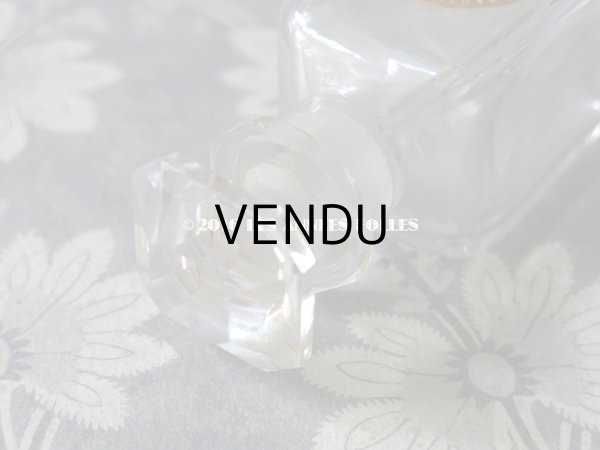 画像8: アンティーク クリスタル製  バカラ社 パフュームボトル  IDEAL - HOUBIGANT PARIS - (8)