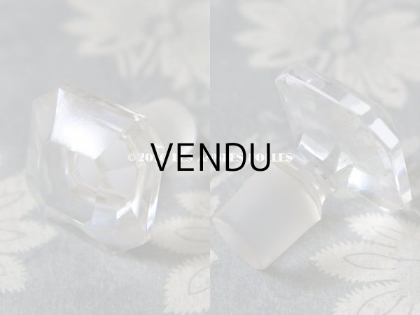 画像7: アンティーク クリスタル製  バカラ社 パフュームボトル  IDEAL - HOUBIGANT PARIS - (7)