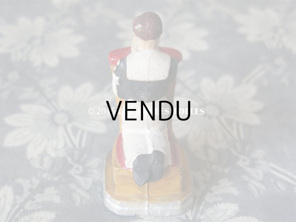 画像3: アンティーク コミュニオン 石膏人形 祈りを捧げる少年 (3)