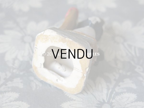 画像7: アンティーク コミュニオン 石膏人形 祈りを捧げる少年 (7)