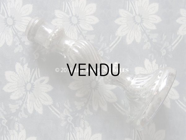 画像3: アンティーク マーキュリーグラスのキャンドルスタンド (3)