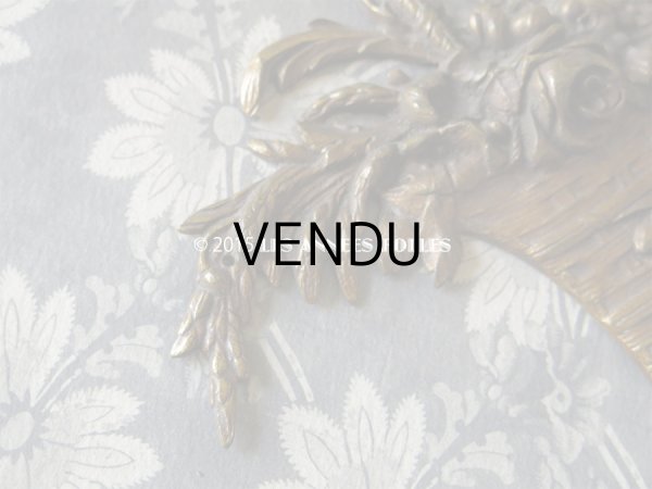 画像5: アンティーク 大きな 薔薇の花かご オーナメント (5)