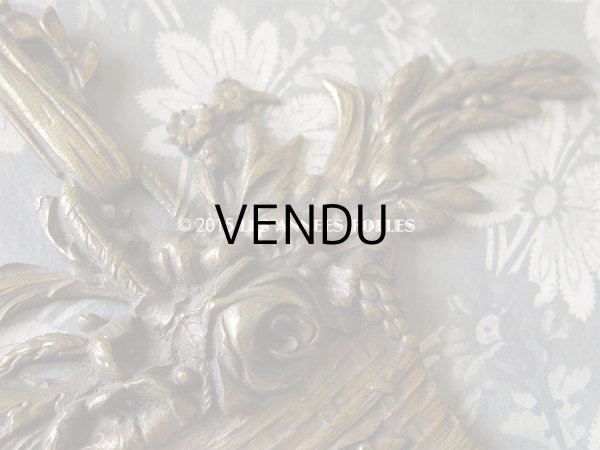 画像6: アンティーク 大きな 薔薇の花かご オーナメント (6)