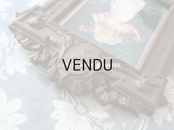 画像5: 19世紀 アンティーク 木製 フォトフレーム (5)