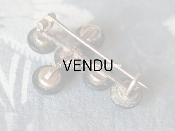 画像5: アンティーク ヴィクトリアン ジュエリー クロスのブローチ 箱付 (5)