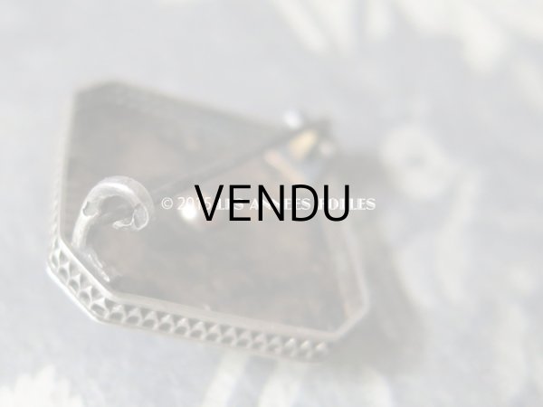 画像6: 19世紀 アンティーク ナポレオン3世 シルバー製 ピンクゴールド コーティング 小さなブローチ (6)