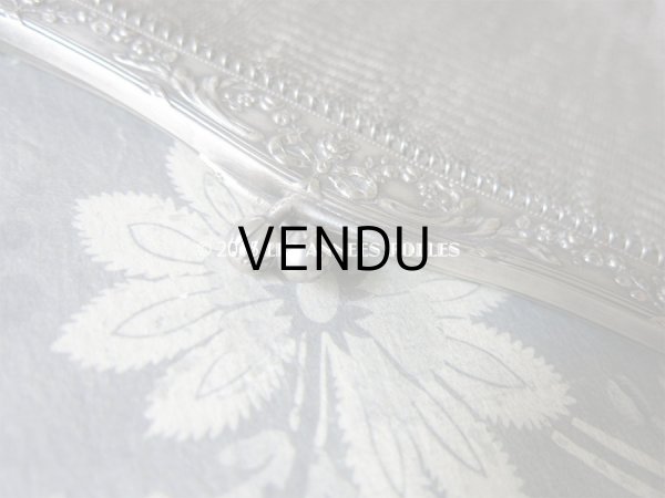 画像6: 1900年代 アンティーク メタルメッシュのバッグ 薔薇とリボンのガーランド (6)