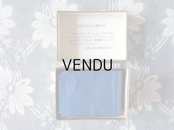 画像7: 1910年代 アンティーク DMC アルザスの糸箱 FIL D'ALSACE DOLLFUS MIEC&CIE-DMC- (7)