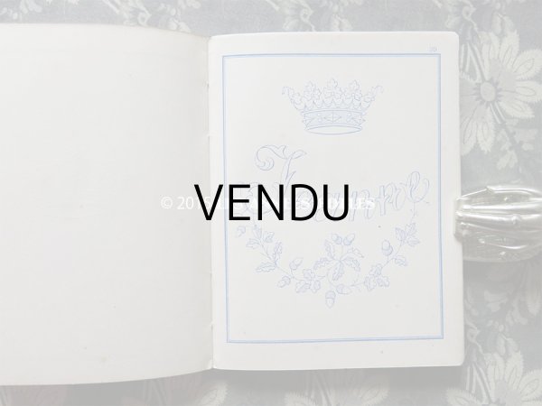 画像10: 19世紀末 アンティーク ボンマルシェ イニシャル モノグラム 刺繍図案帳 MANUELE DE DESSINS POUR BRODERIES N 179 -AU BON MARCHE- (10)