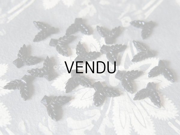 画像3: 1920年代 アンティーク フレンチジェット モチーフ 16ピース 1.2×1.3cm (3)