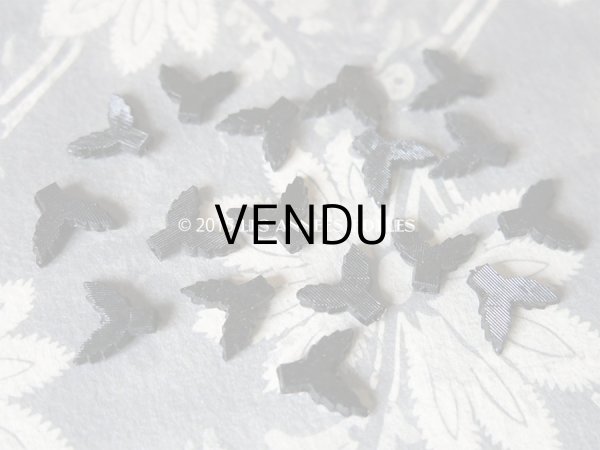 画像4: 1920年代 アンティーク フレンチジェット モチーフ 16ピース 1.2×1.3cm (4)