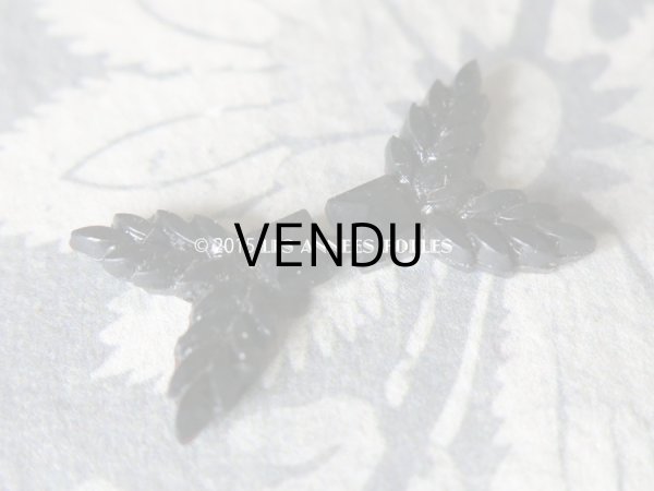 画像8: 1920年代 アンティーク フレンチジェット モチーフ 16ピース 1.2×1.3cm (8)