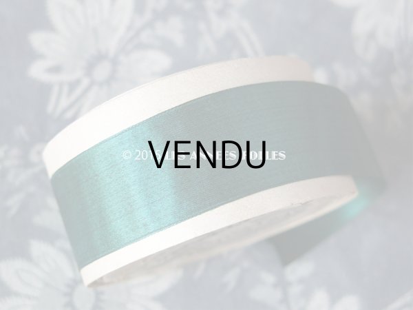 画像6: 1920年代 アンティーク シルク製 サテン リボン ストライプ柄 3.1m SAMARITAINE RUBANS COLORIS 4942 (6)