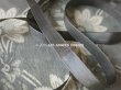 画像2: 1900年代 アンティーク ファイユ リボン チャコールグレー 8.8m PON 6045 N 2 FAILLETINE MARQUISE 295/194 TAUPE 144 (2)