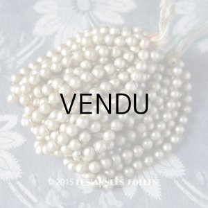 画像: 1930年代 アンティーク ルスレ社 吹きガラス製 ビーズ シャンパンゴールド 580ピース スフレビーズ  5.5mm- MAISON ROUSSELET-