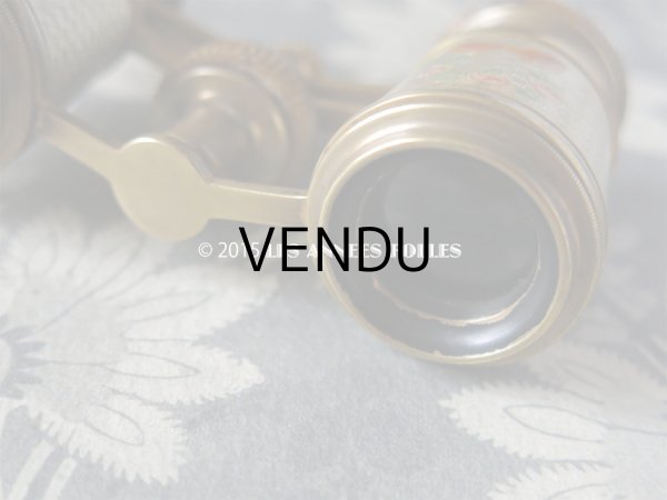 画像11: 19世紀 アンティーク オペラグラス 薔薇とリボンのリース JUMELLE CARPENTIER (11)