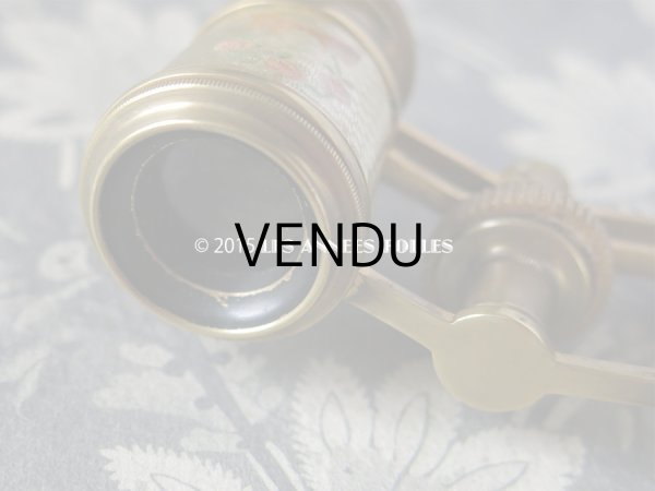 画像10: 19世紀 アンティーク オペラグラス 薔薇とリボンのリース JUMELLE CARPENTIER (10)