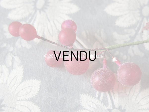 画像4: 19世紀末 アンティーク  木の実のコサージュ 吹き硝子製 (4)