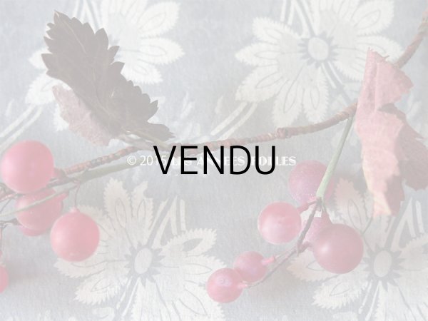 画像3: 19世紀末 アンティーク  木の実のコサージュ 吹き硝子製 (3)