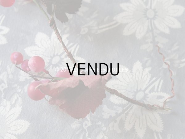 画像6: 19世紀末 アンティーク  木の実のコサージュ 吹き硝子製 (6)