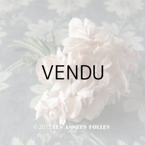 画像: 1920年代 アンティーク コサージュ ミルキーピンクの花