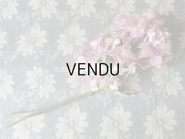 画像3: 19世紀末 アンティーク コサージュ 紫陽花 プランタンのラベル付 - AU PRINTEMPS - (3)