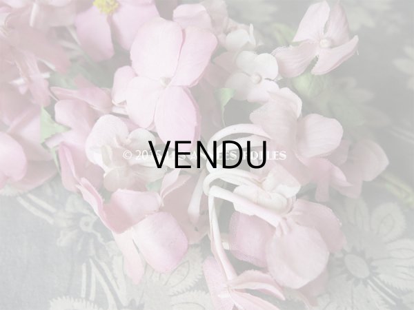 画像5: 19世紀末 アンティーク コサージュ 紫陽花 プランタンのラベル付 - AU PRINTEMPS - (5)