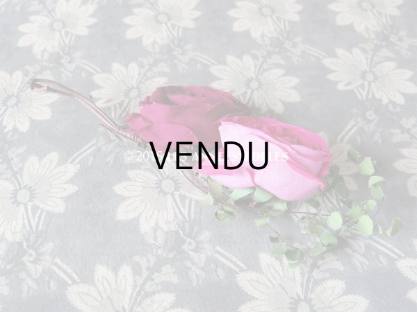 画像5: アンティーク コサージュ 薔薇  (5)