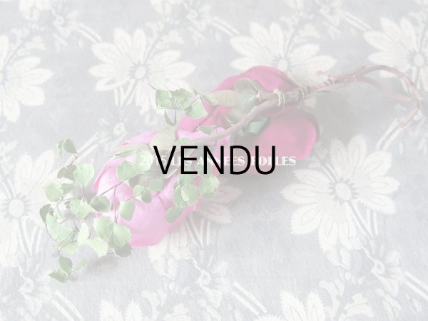 画像6: アンティーク コサージュ 薔薇  (6)